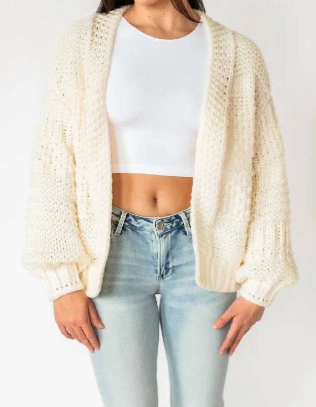 Sawyer Cardigan In Cream