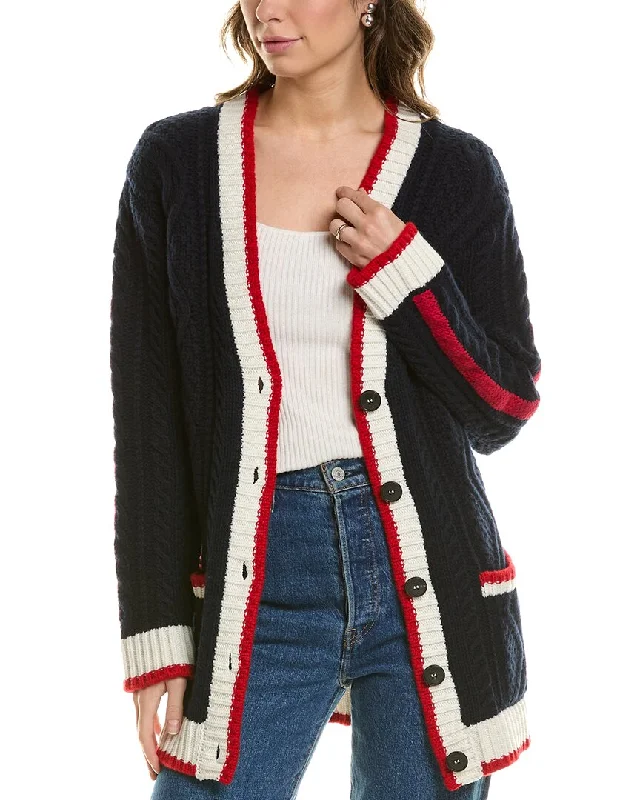 Valentino Wool & Cashmere-Blend Cardigan