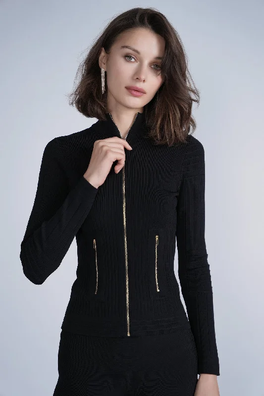 Timeless Zipper Cardigan