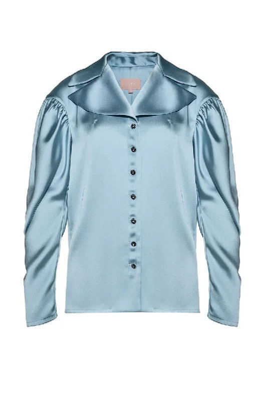 AQUA LONG SLEEVE SHIRT