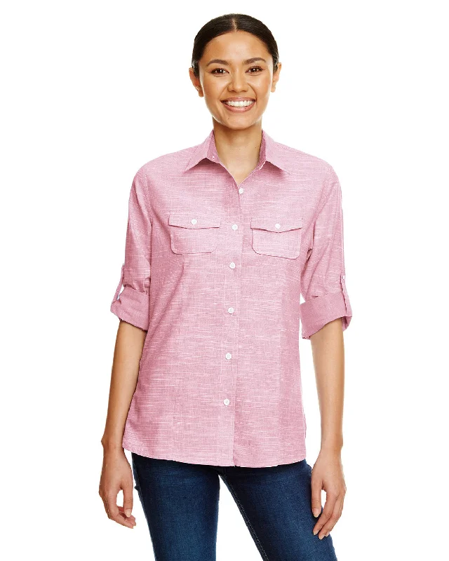 Burnside Ladies Texture Woven Shirt