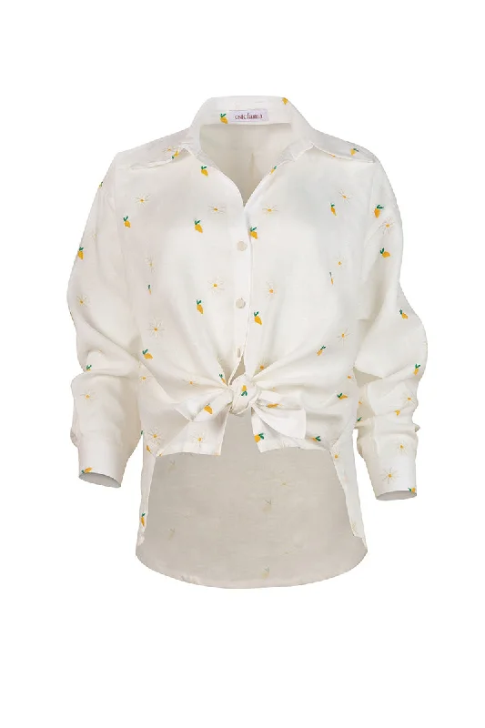 CAMOMILLE IVORY MANGO BUTTON DOWN SHIRT