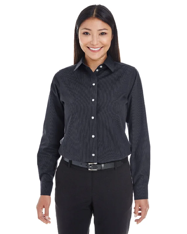 Devon & Jones Ladies' Crown Woven Collection™ Striped Shirt