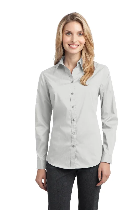 Port Authority Ladies Stretch Poplin Shirt. L646