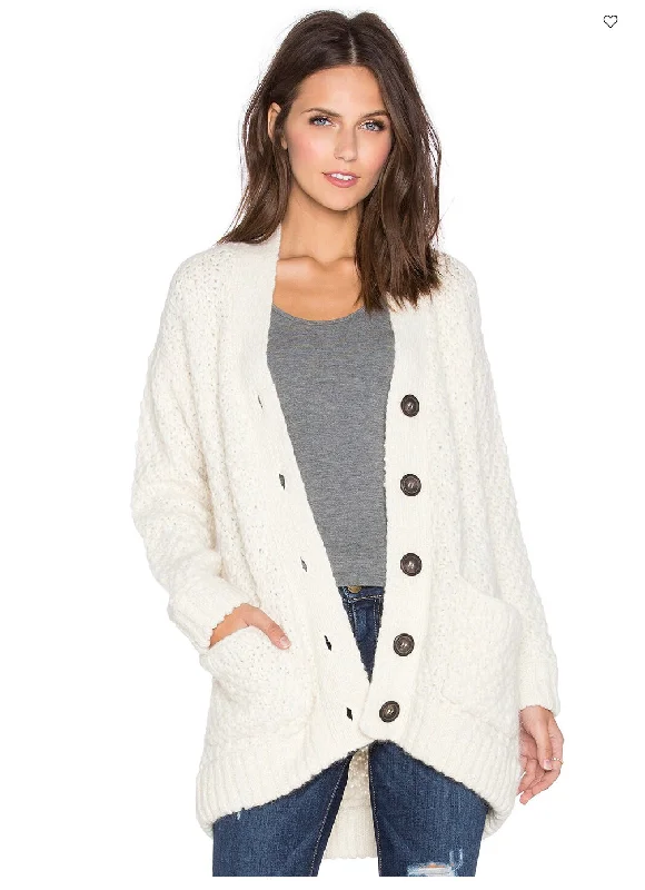 Kathryn McCarron Emil Grandpa Cardigan Cream