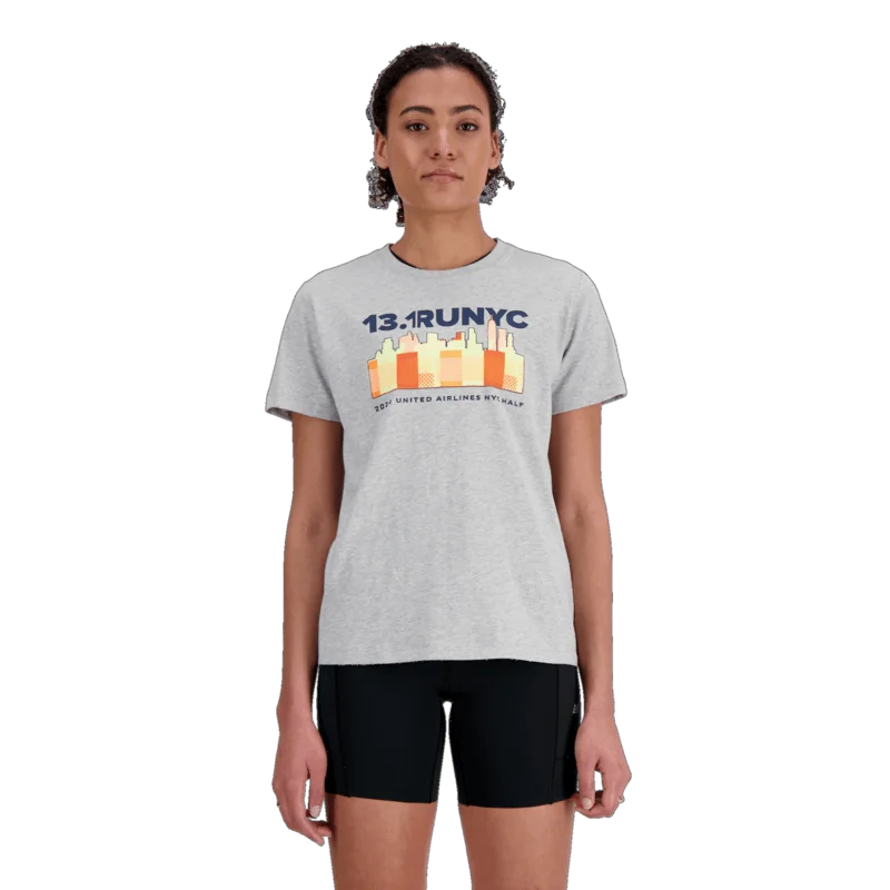 New Balance Women's United Airlines NYC Half Graphic T-Shirt