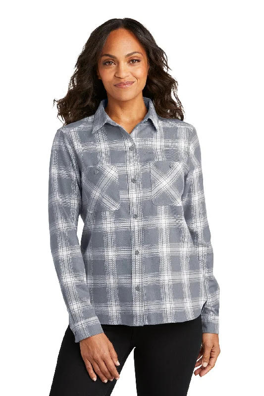 Grey/ Cream Open Plaid