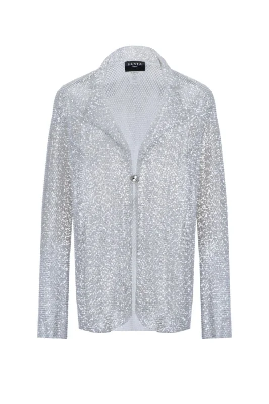 SPARKLE WHITE SHIRT-JACKET